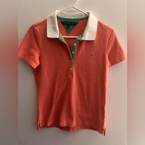 Tommy Hilfiger Women’s Short Sleeve Pink Polo Shirt Size S/P